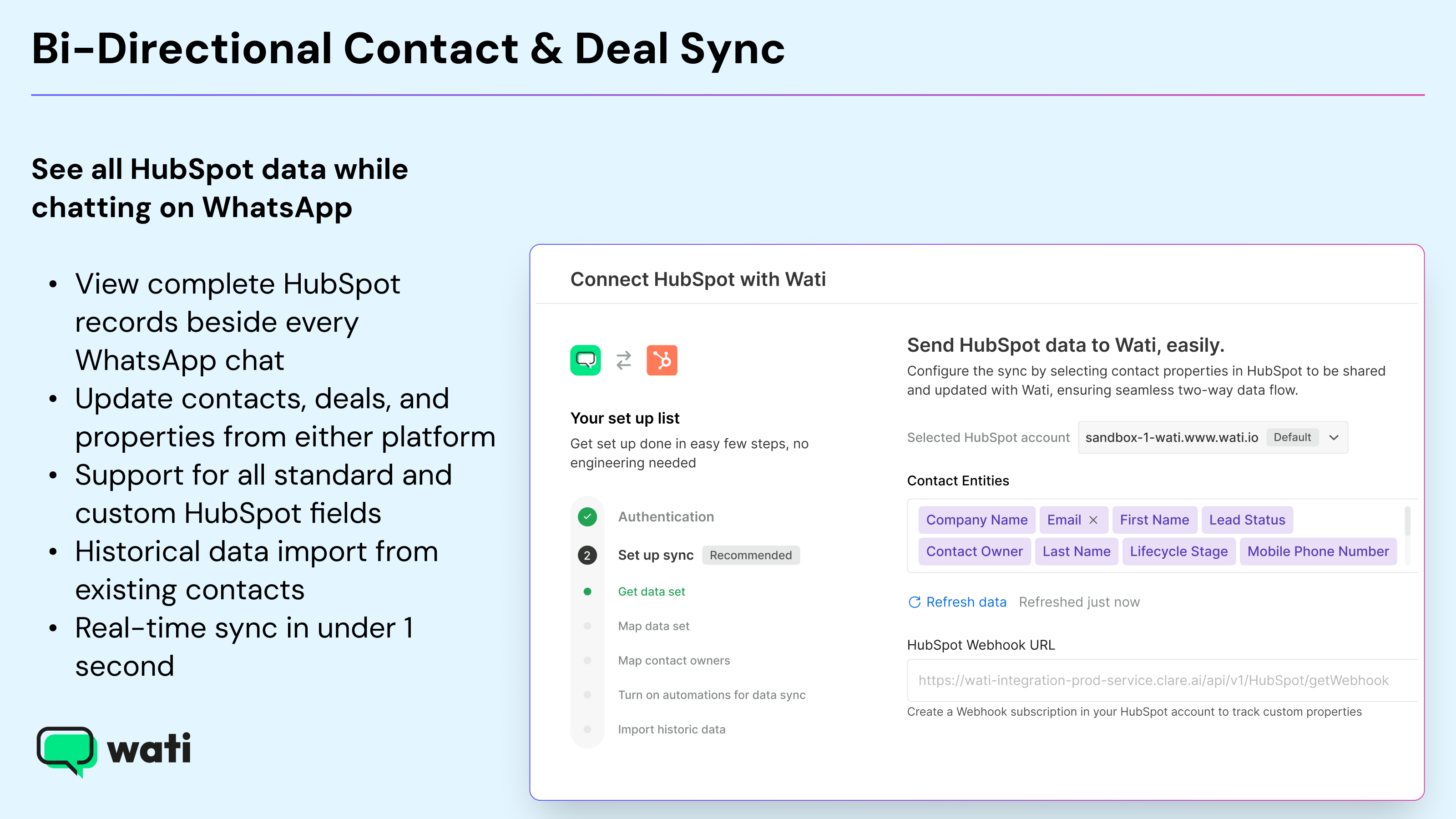 Contact & Deal Sync